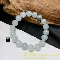 Vòng chuỗi băng ngọc (jadeite jade) 10 ly - Hình ảnh 6