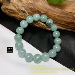 Vòng chuỗi ngọc Cẩm thạch lam dầu 10,7 ly - Ảnh 3