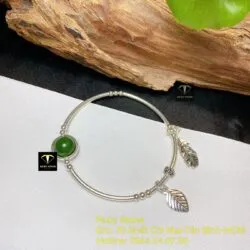 Lắc bạc Ngọc bích Canada thiết kế - Hình ảnh 4