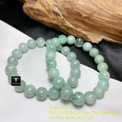 Vòng chuỗi ngọc Cẩm thạch đậu lý 10 ly - Hình ảnh 2