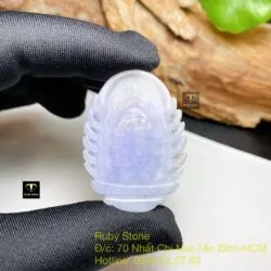 Phật Thiên Thủ Thiên Nhãn - ngọc Cẩm Thạch tử la lan tím - Hình ảnh 4