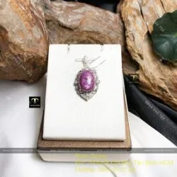 Mặt dây chuyền Ruby Nam Phi lên bạc - Ảnh 3