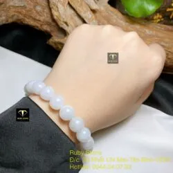 Vòng chuỗi bạch ngọc 10,2 ly - Hình ảnh 4