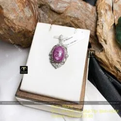 Mặt dây chuyền Ruby Nam Phi lên bạc - Ảnh 5