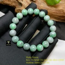 Vòng chuỗi ngọc Cẩm thạch đậu lý 10 ly - Hình ảnh 3