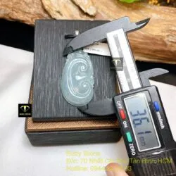 Mặt dây chuyền ngọc Cẩm thạch như ý - Hình ảnh 3