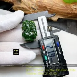 Tỳ hưu ngọc bích Canada, kích thước 28mm - Ảnh 6
