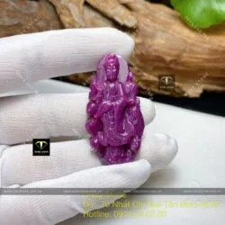 Phật Quan Âm Bồ Tát Ruby Nam Phi, kích thước 45,5mm