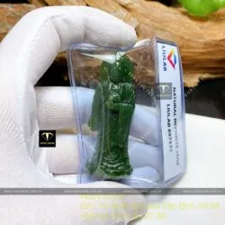 Phật Adida ngọc bích Canada chạm tay tinh xảo, KT 60mm - Ảnh 3