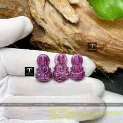 Phật Bà Quan Âm Bồ Tát Ruby Nam Phi, kích thước 20mm