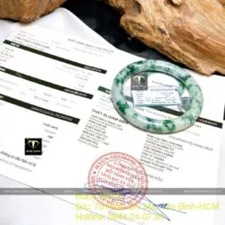 Vòng ngọc Cẩm thạch sơn thuỷ, ni tay 54mm - Ảnh 7