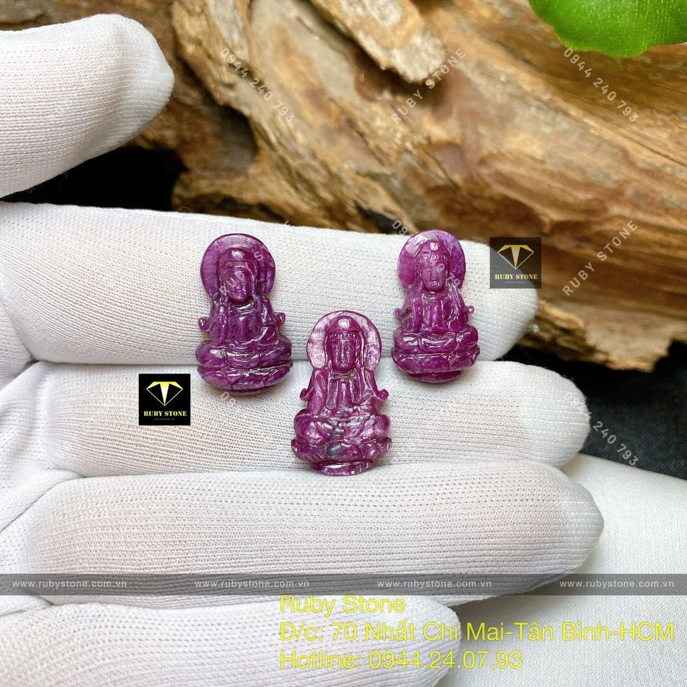 Phật Bà Quan Âm Bồ Tát Ruby Nam Phi, kích thước 20mm Phật Bà Quan Âm Bồ Tát Ruby Nam Phi, kích thước 20mm - Ảnh 5