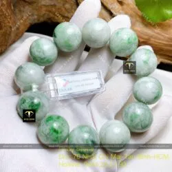 Vòng chuỗi Ngọc Cẩm thạch sơn thuỷ đậu lý 20 ly