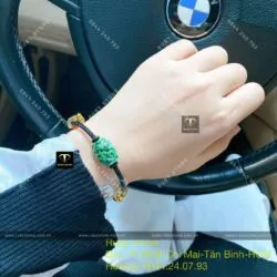 Lu thống ngọc Cẩm thạch sơn thuỷ A cham khắc