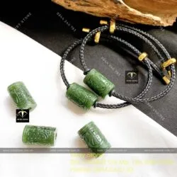 Lu thống ngọc bích Canada chạm chữ Phúc - Hình ảnh 3