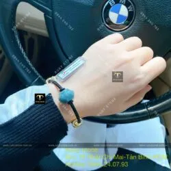 Lu thống Lam ngọc bông tuyết khắc chú
