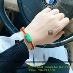 Lu thống ngọc Cẩm thạch sơn thuỷ A chạm khắc