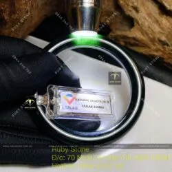 Vòng tay bản tròn ngọc Phỉ Thúy Mực Dục - Ảnh 9