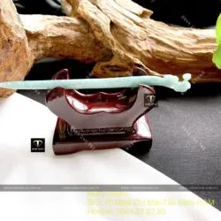 Trâm cài hoa sen Lam ngọc bông tuyết