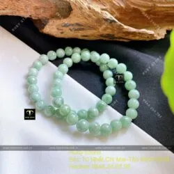 Vòng tay ngọc Cẩm Thạch đậu lý 7,3 ly