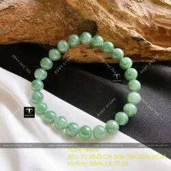 Vòng chuỗi ngọc cẩm thạch dầu lý 8 ly - Ảnh 2
