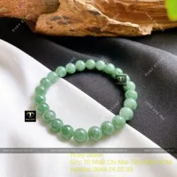 Vòng chuỗi ngọc cẩm thạch dầu lý 8 ly - Ảnh 3