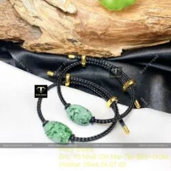 Lu thống ngọc cẩm thạch sơn thuỷ A chạm khắc hoa văn - Ảnh 4