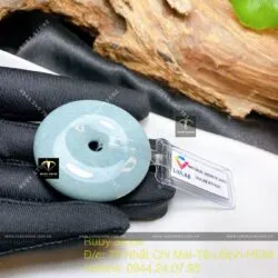 Đồng điếu Lam ngọc nhạt, kích thước 43mm - Ảnh 4