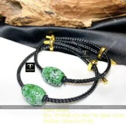 Lu thống ngọc Cẩm thạch sơn thuỷ A cham khắc - Hình ảnh 2