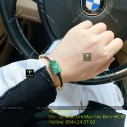 Lu thống ngọc Cẩm thạch sơn thuỷ A chạm khắc - Hình ảnh 8