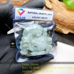 Phật Di Lặc ngọc Cẩm thạch Myanmar - Ảnh 6