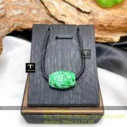 Lu thống ngọc cẩm thạch sơn thuỷ A chạm khắc hoa văn - Ảnh 5