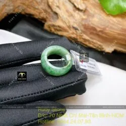 Nhẫn ngọc Cẩm thạch dầu lý - Ảnh 6