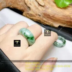 Nhẫn ngọc cẩm thạch sơn thuỷ - Ảnh 4