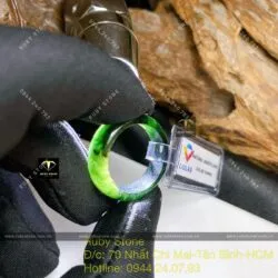 Nhẫn ngọc Phỉ Thúy Mực Dục - Hình ảnh 4