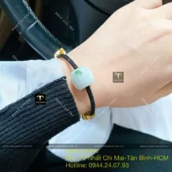 Lu thống ngọc cẩm thạch điểm lý chạm khắc