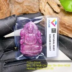 Phật Thích Ca Ruby Nam Phi bên liên hoa - Ảnh 7
