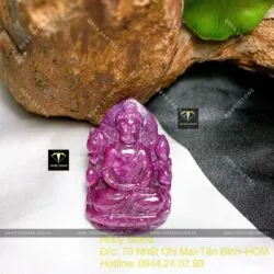 Phật Thích Ca Ruby Nam Phi bên liên hoa - Ảnh 6
