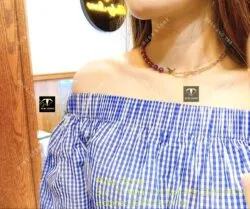 Dây chuyền Ruby sao thiên nhiên Guinea, vàng 18k - Ảnh 4