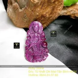 Quan Thế Âm Bồ Tát Ruby Nam Phi, KT 52,3mm - Ảnh 4