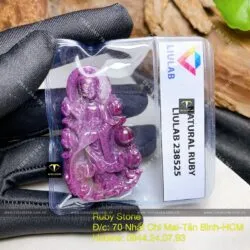 Quan Thế Âm Bồ Tát Ruby Nam Phi, KT 52,3mm - Ảnh 9