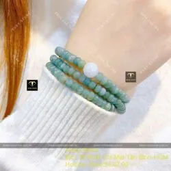 Vòng bánh xe Lam Ngọc mix 3 vòng cuốn - Ảnh 4