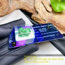 Tỳ hưu ngọc cẩm thạch sơn thuỷ xanh lý - Ảnh 4