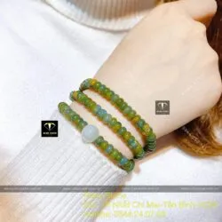 Vòng bánh xe Lam Ngọc huyết 3 vòng cuốn - Ảnh 2