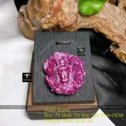 Phật Quan Âm Bồ Tát ngự trên liên hoa Ruby Nam Phi - Hình ảnh 3