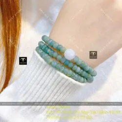 Vòng bánh xe Lam Ngọc mix 3 vòng cuốn - Ảnh 2