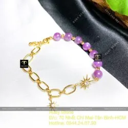 Lắc tay Ruby sao thiên nhiên Guinea, thiết kế vàng 18k - Ảnh 5
