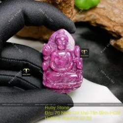 Phật Thích Ca Ruby Nam Phi bên liên hoa - Ảnh 2