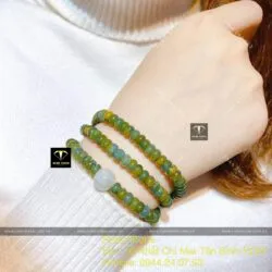 Vòng bánh xe Lam Ngọc huyết 3 vòng cuốn - Ảnh 3