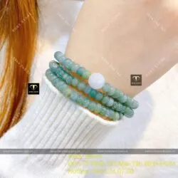 Vòng bánh xe Lam Ngọc mix 3 vòng cuốn